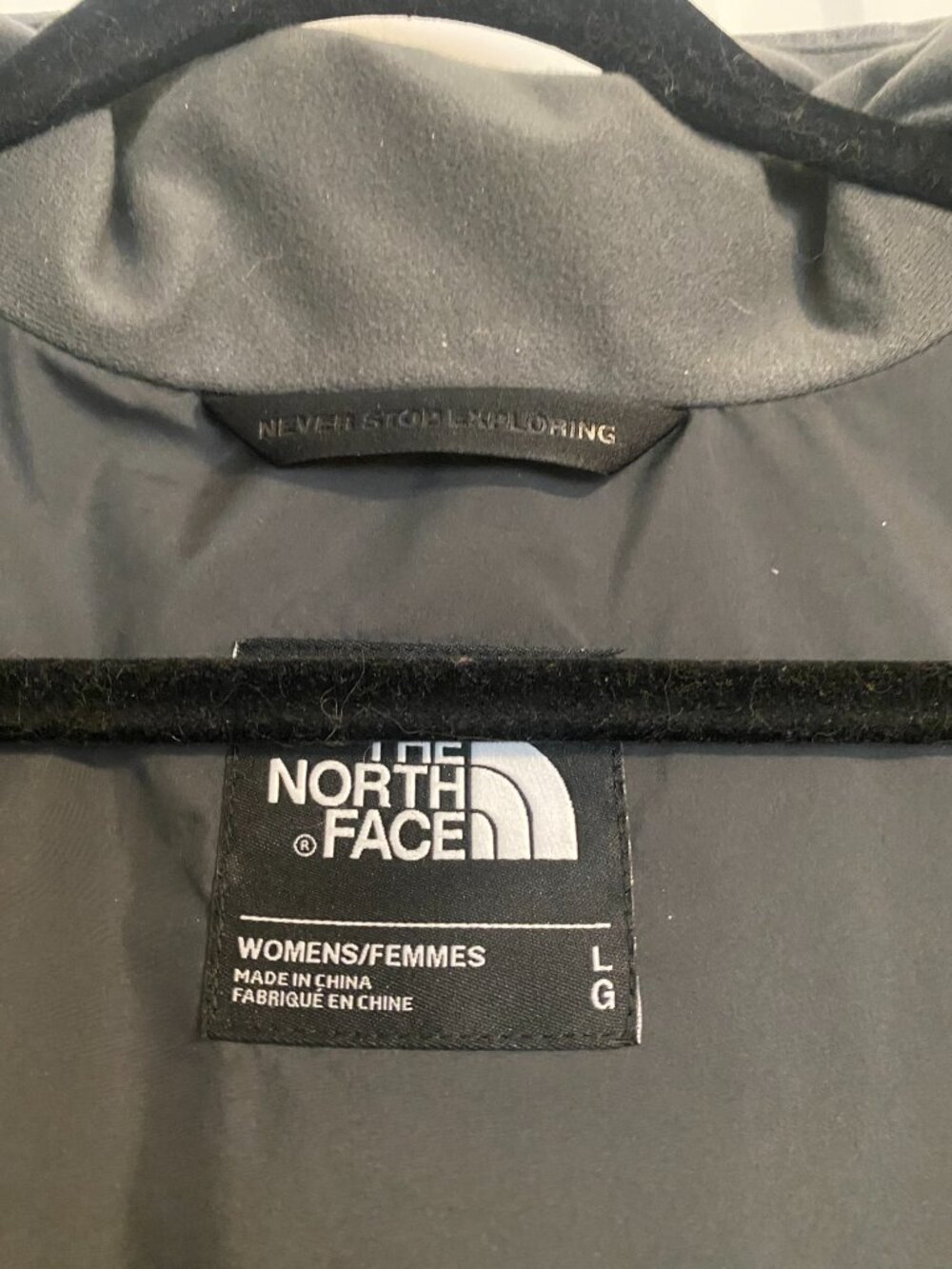The North Face Laney Ii Trench Raincoat size Large Grey - Picture 9 of 12